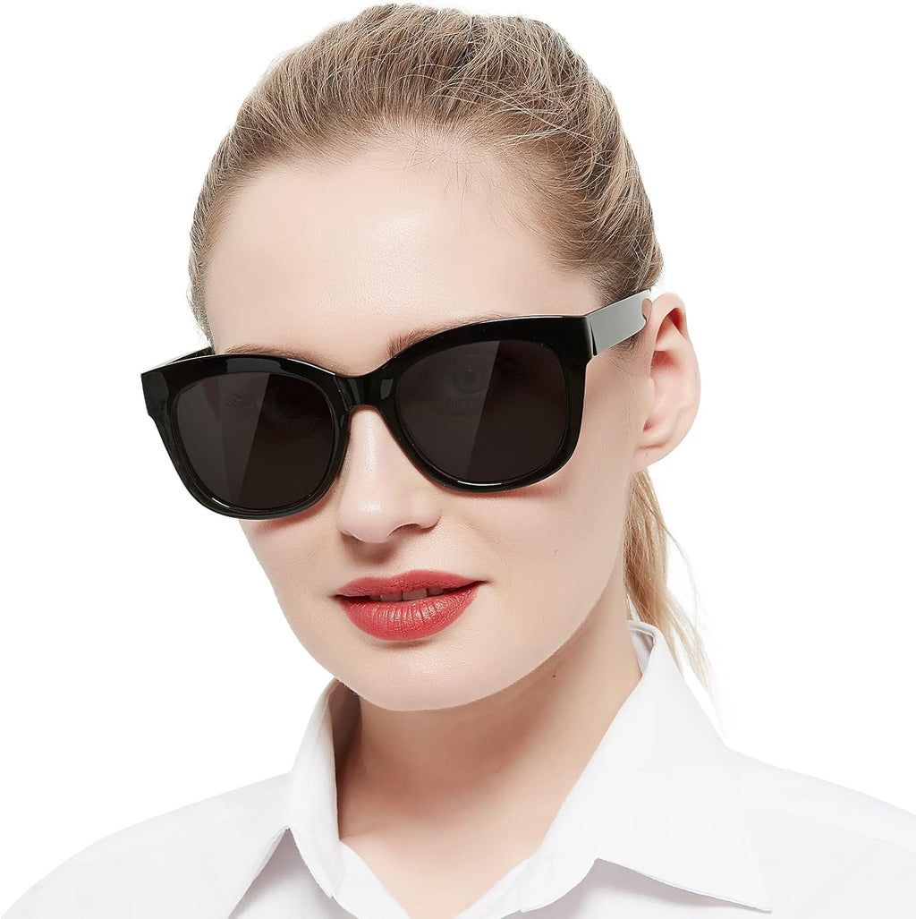 AEZUNI Reading Sunglasses Women Oversized Readers Large Frame 0 1.0 1.25 1.5 1.75 2.0 2.25 2.5 2.75 3.0 3.5 (not bifocals)