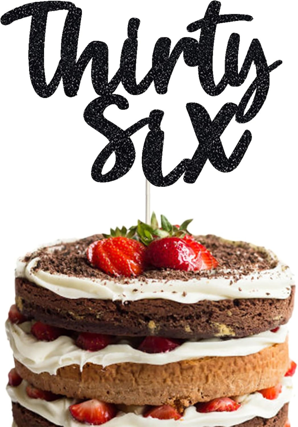 Happy 36th Birthday Cake Topper thirty six Birthday Cake Toppers, 36th Cake Topper for Men,36 Cake Topper For Women, 36th birthday decorations,36th Birthday Cake Topper