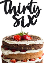 Happy 36th Birthday Cake Topper thirty six Birthday Cake Toppers, 36th Cake Topper for Men,36 Cake Topper For Women, 36th birthday decorations,36th Birthday Cake Topper