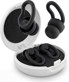 Ear Plugs for Sleeping, 2 Pairs Reusable Ear Plugs for Side Sleepers, 6 Sizes Silicone Ear Tips (Single & Dual Layer) 30dB Noise Reduction for Snoring, Travel & Focus
