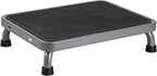 Heavy-Duty One Step Stool with Carry Handle – 4.1" Low Foot Stool, Non-Slip Rubber Platform, 500lb Capacity – Portable Safety Step Stools for Adults, Seniors, Bathroom, Bed, SUV, 17"x13"
