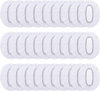 Outus 100 Pack Clear Disposable Ear Covers Plastic Waterproof Ear Protectors for Shower, Hair Dye, Bathing