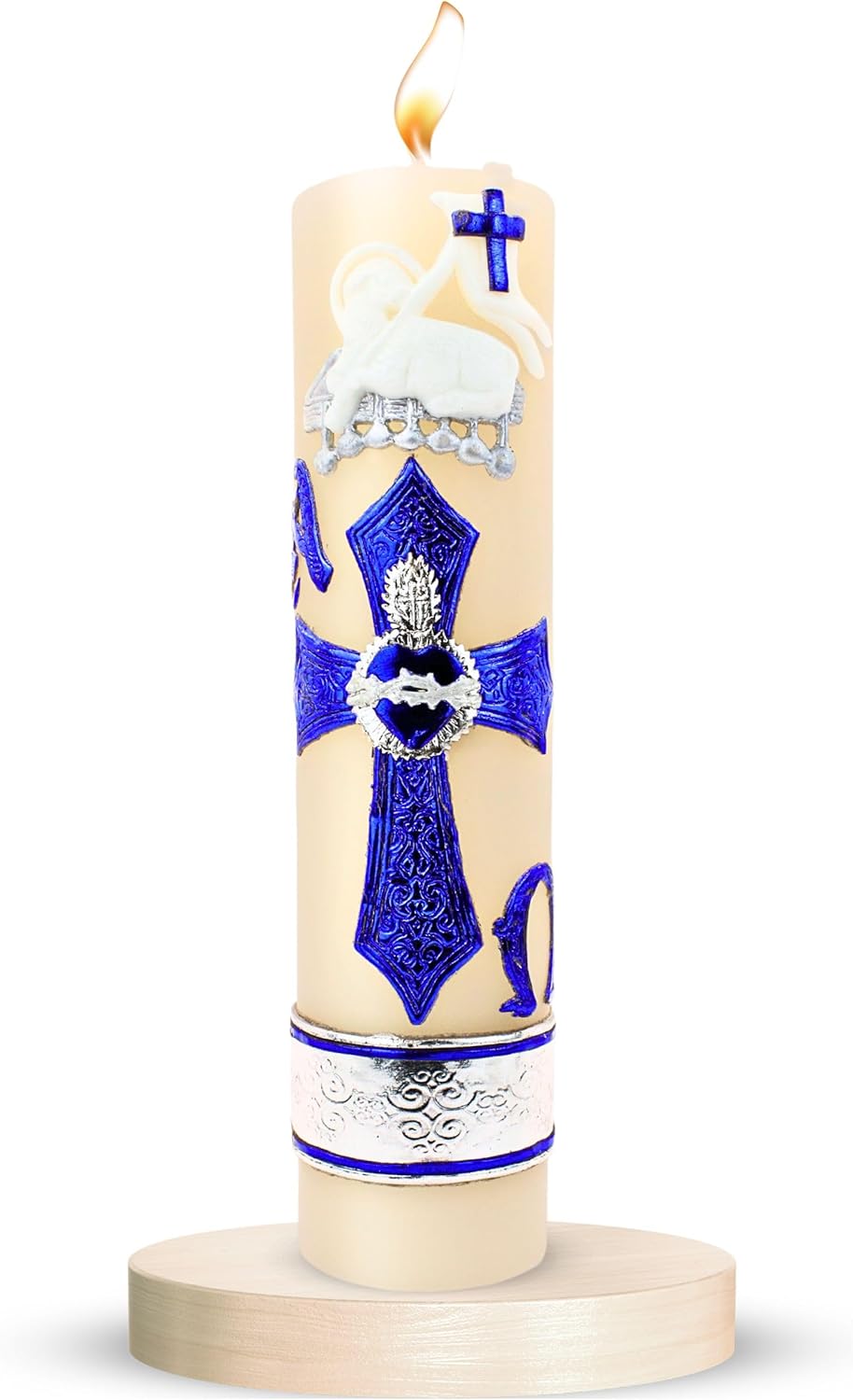 Cirios religiosos catolicos Grandes - Cirio Pascual catolico - sirios catolicos Grandes - Saint Prayer Candles - Our Lady of Guadalupe Religious Candles - Catholic cirios pascuales