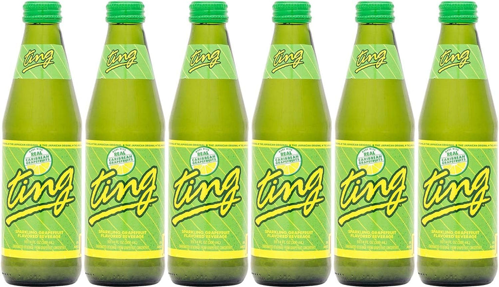Ting Sparkling Grapefruit Beverage, 10.14oz, Pack of 6