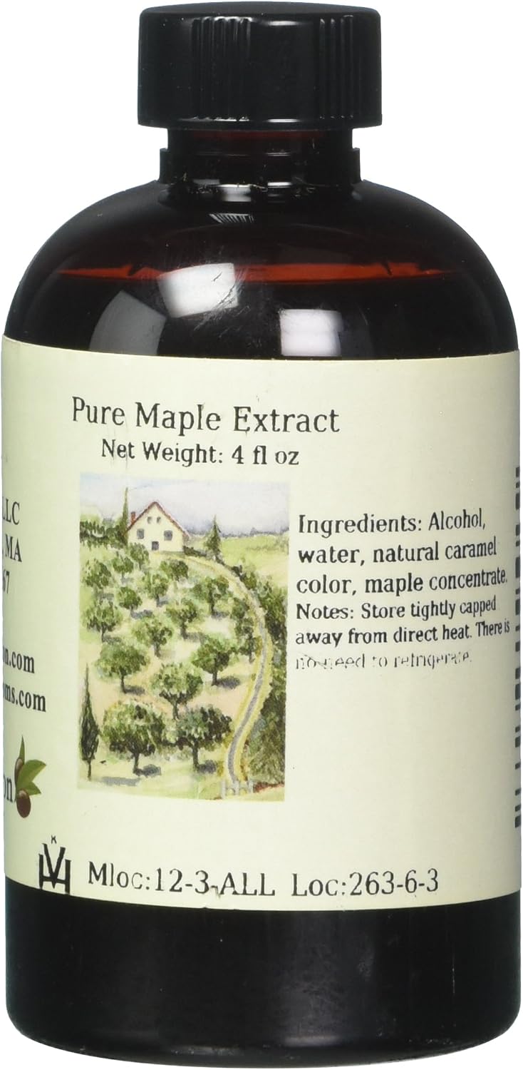 Maple Flavoring For Baking - Water Soluble Flavor for Baking and Cooking - Non-GMO - Gluten Free - Kosher - Vegan - 4 ounces