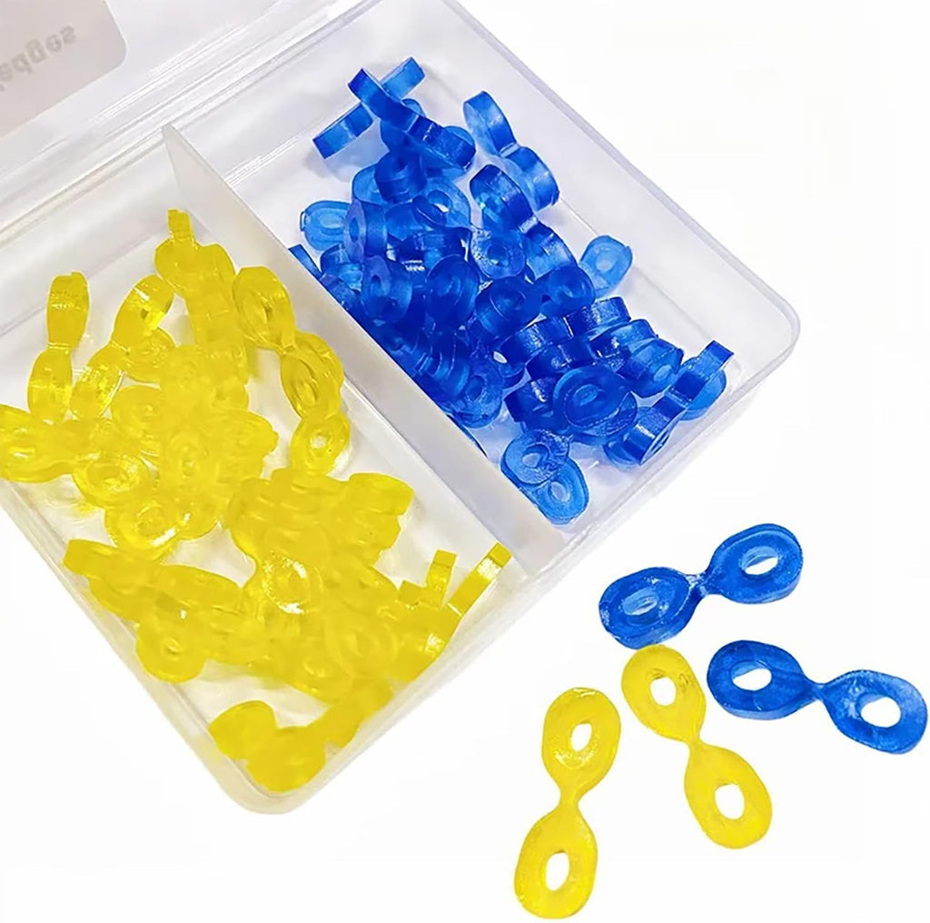 60pcs/box Dental Elastic Fixing Wedges Matrix Matrices Rubber Dam Materials