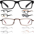 Eyekepper Save 10% on Bundled 5 Pack Vintage Reading Glasses for Men and 5 Pack Half Eye Readers +1.75