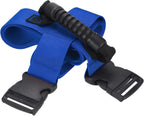 PATIKIL Carrying Strap with Handle, Cross Style Adjustable Nylon Belt for Moving Lifting Boxes Grocery Luggage, Blue