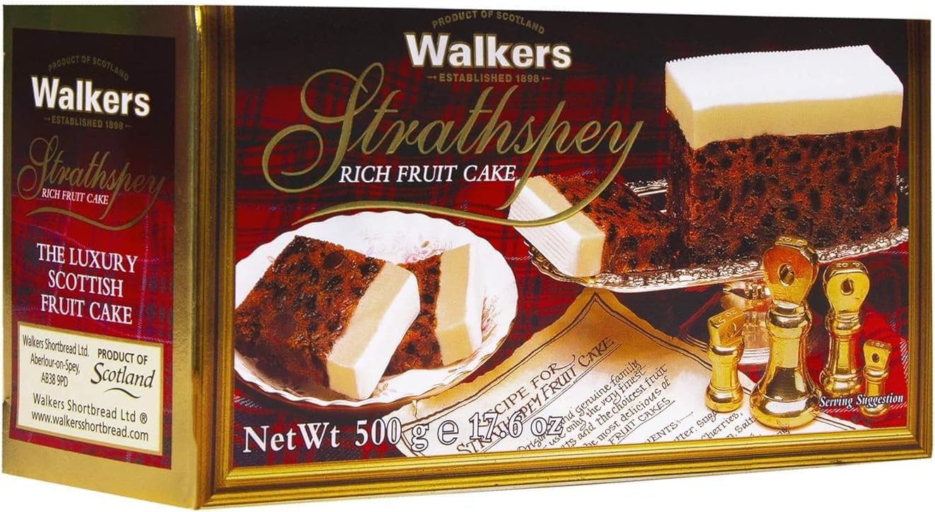 Walkers Shortbread Strathspey Rich Fruit Cake 17.6 Ounce (Pack of 3)
