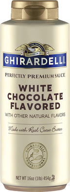 Ghirardelli White Chocolate Flavored Sauce Squeeze Bottle, 16 oz