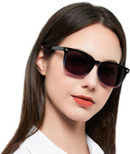 MARE AZZURO Outdoor Reading Sunglasses 2.5+ Women Readers Sunglasses 1.0 1.25 1.5 1.75 2.0 2.25 2.5 2.75 3.0 3.5 4.0 (Purple, 2.50)