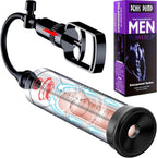Men's Growth Pump with Strong Suction Vacuum Pump with ED Screen Powerful Electric Vacuum Pump Big 10 Inch Adjustable Bigger Men US Generic US889