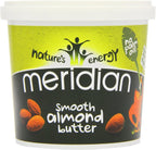 MERIDIAN FOODS - No GM Soya us Almond Butter Smooth 100% Nuts 170g (2 Pack)