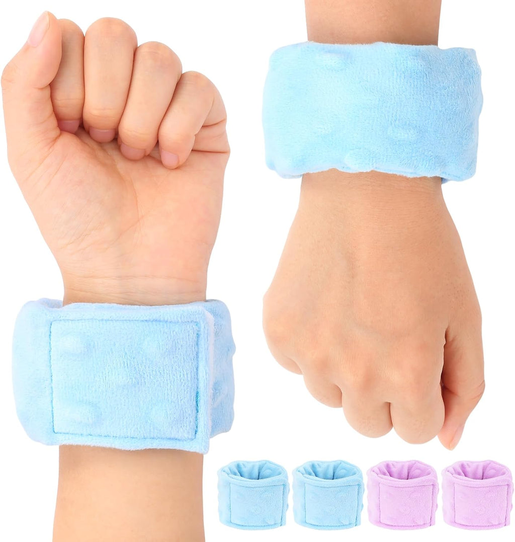 Sensory Weighted Bracelets for Kids, Sensory Wristbands for Autism ADHD SPD Anxiety Relief, Calming and Focus for Special Needs Child, Two Pack, Light Blue