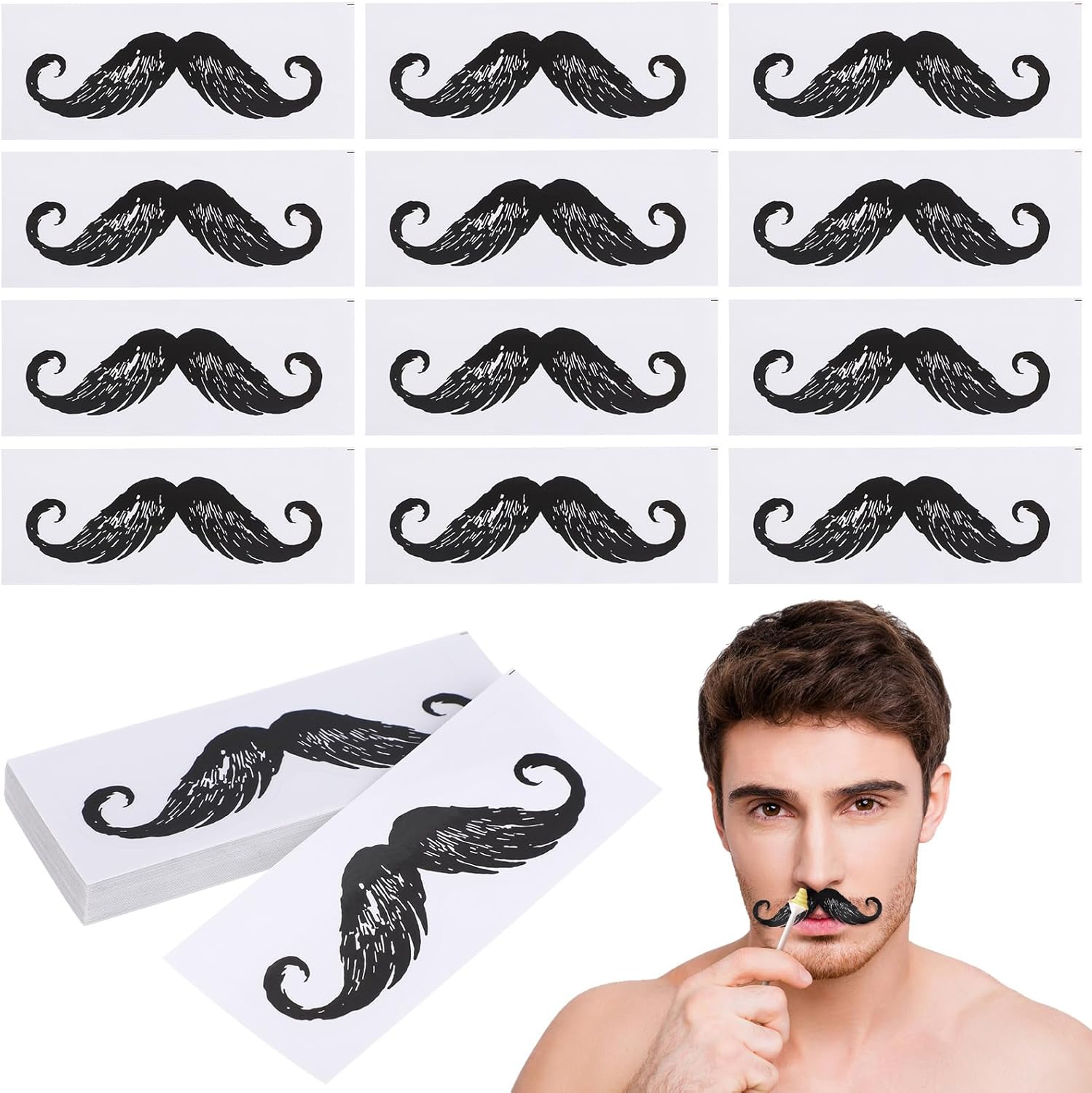 Nose Hair Kit - 50Pcs Self-Adhesive Wax Strips for Gentle Hair Removal Perfect for Nose and Eyebrow Areas Skin-Friendly Pp Material Easy to Use at Home or Salon