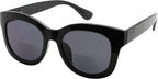 Eyekepper Large Frame Bifocal Sunglasses Women Oversize Bifocal Sunnies Readers - Black 2.00