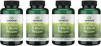 Swanson Premium Turmeric & Black Pepper Antioxidant Supplement for Active Adults Seeking Joint, Digestion, and Circulation Support - Non-GMO, Organic (90 Vegan Capsules, 4 Pack)