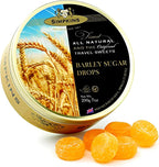 Simpkins Travel Sweets Barley Sugar Drops - English Candy from England - All Natural and Old Fashioned Candy Stocking Stuffers - Barley Sugar Candy British Hard Candy in a Tin Travel Pack (7 oz)