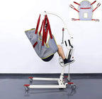 Patient Lift Toileting Sling, Large Mesh Sling for Shower Full Body Sling with Commode Opening Toileting Hoist Sling for Elderly, Disabled