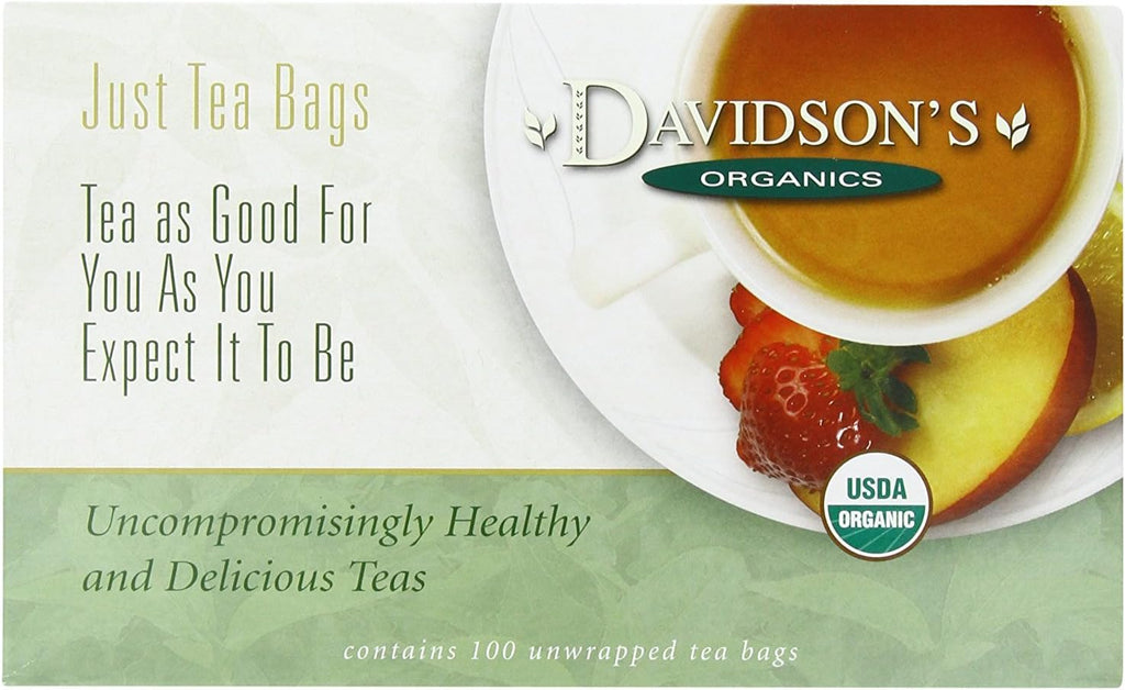 Davidson's Organics, White Peony, 100-count Unwrapped Tea Bags