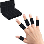 Yolev 10 Finger Splint Trigger Finger Splint Protectors Thumb Braces Support Elastic Finger Splint Compression Protector Braces for Relieving Pain Arthritis Aids