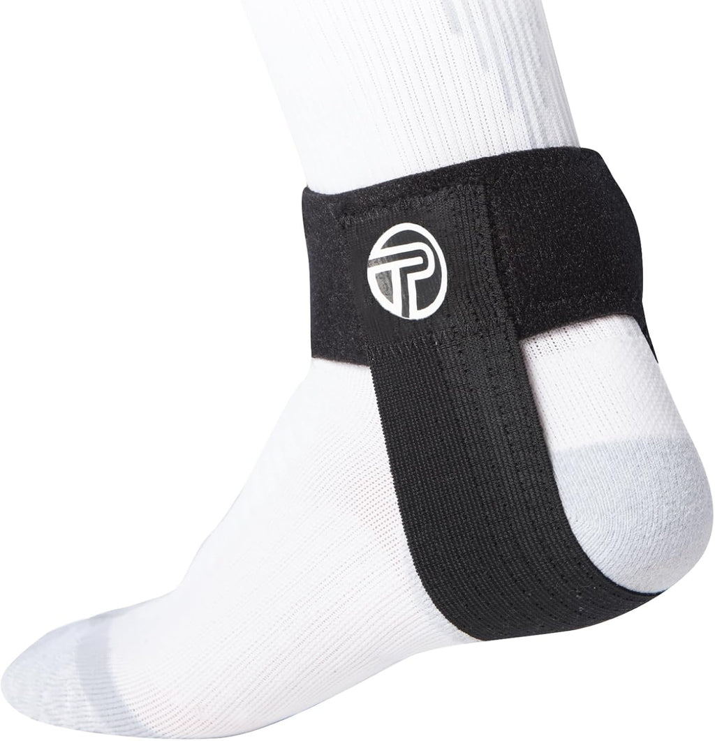 Pro-Tec Athletics Achilles Tendon Support, Tendinitis Relief, Compression Pad, Stabilization, Adjustable Strap & Heel Lift