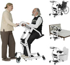 VOCIC Sit to Stand Lift, One-Step Stand Assist Lift for Elderly, Patient Lift Chair Transport Unit with Wheels, Fall Prevention & Muscle Building, AY03 2026 Upgraded