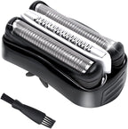 32B Shaver Foil Replacement and Cutter for Compatible with Braun Series 3, Shaver Razor Blade Cassette Head Compatible with Braun 320 330 340 350CC 370cc-4 390cc-4 Models