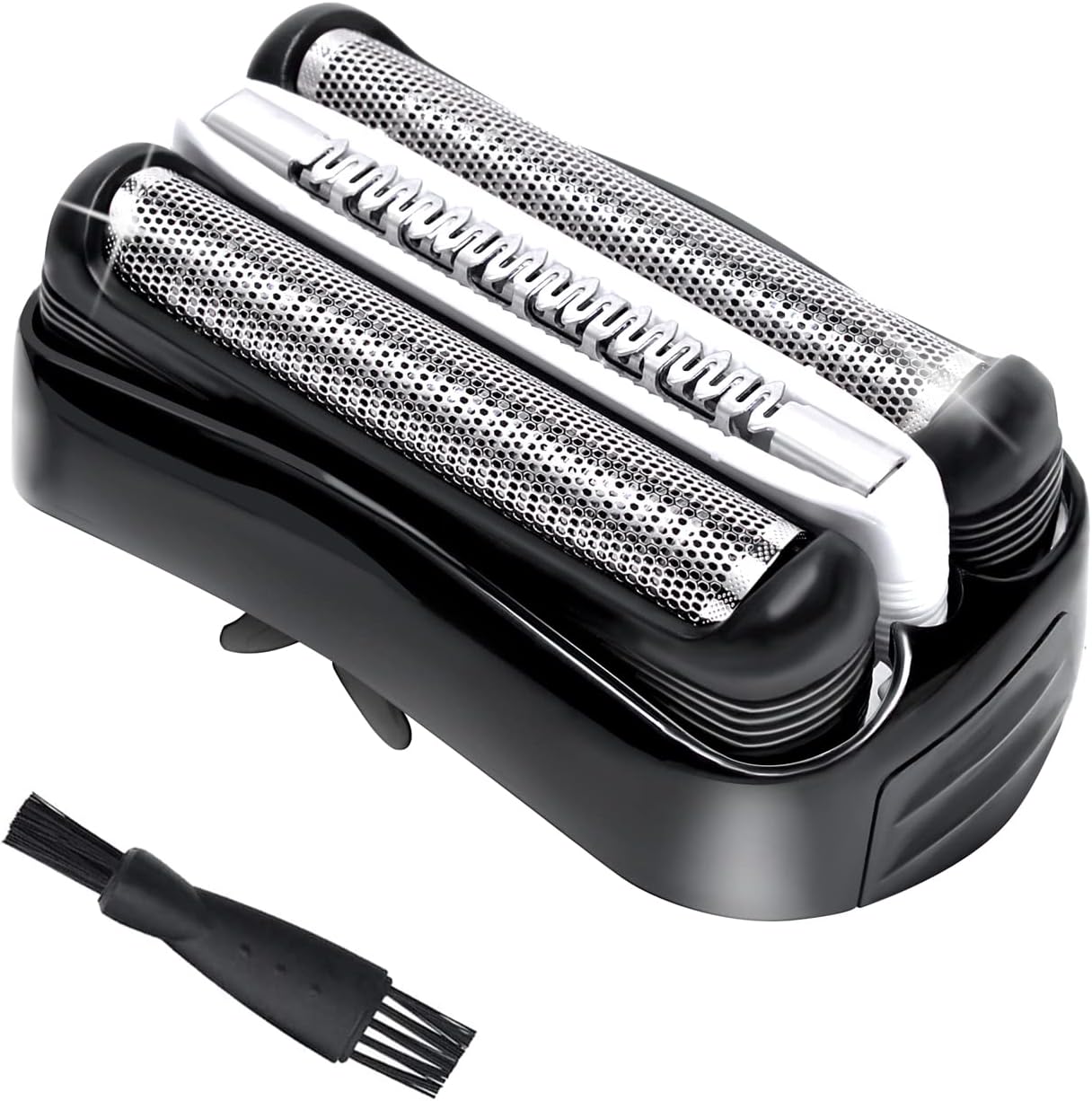 32B Shaver Foil Replacement and Cutter for Compatible with Braun Series 3, Shaver Razor Blade Cassette Head Compatible with Braun 320 330 340 350CC 370cc-4 390cc-4 Models