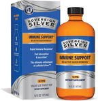 Sovereign Silver Immune Support - Colloidal Silver, Bio-Active Silver Hydrosol, 10 ppm, Liquid Twist Top, 16 Fl Oz, (473 mL)
