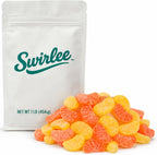Orange & Lemon Citrus Slices – 1 lb Bulk Jelly Fruit Slices – Classic Orange Slice & Lemon Slice Treat – Sweet Sugar-Coated Citrus Snack for Candy Bowls, Parties & Gifts by Swirlee