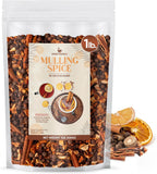 Parkway Essentials Traditional Mulling Spice 1 Pound Bag of Premium Blend of Cinnamon, Allspices, Cloves, Nutmeg & Orange Peels - Perfect for Apple Cider, Mulled Wine, Gluhwein, Tea, Juice, Christmas Holiday Drinks
