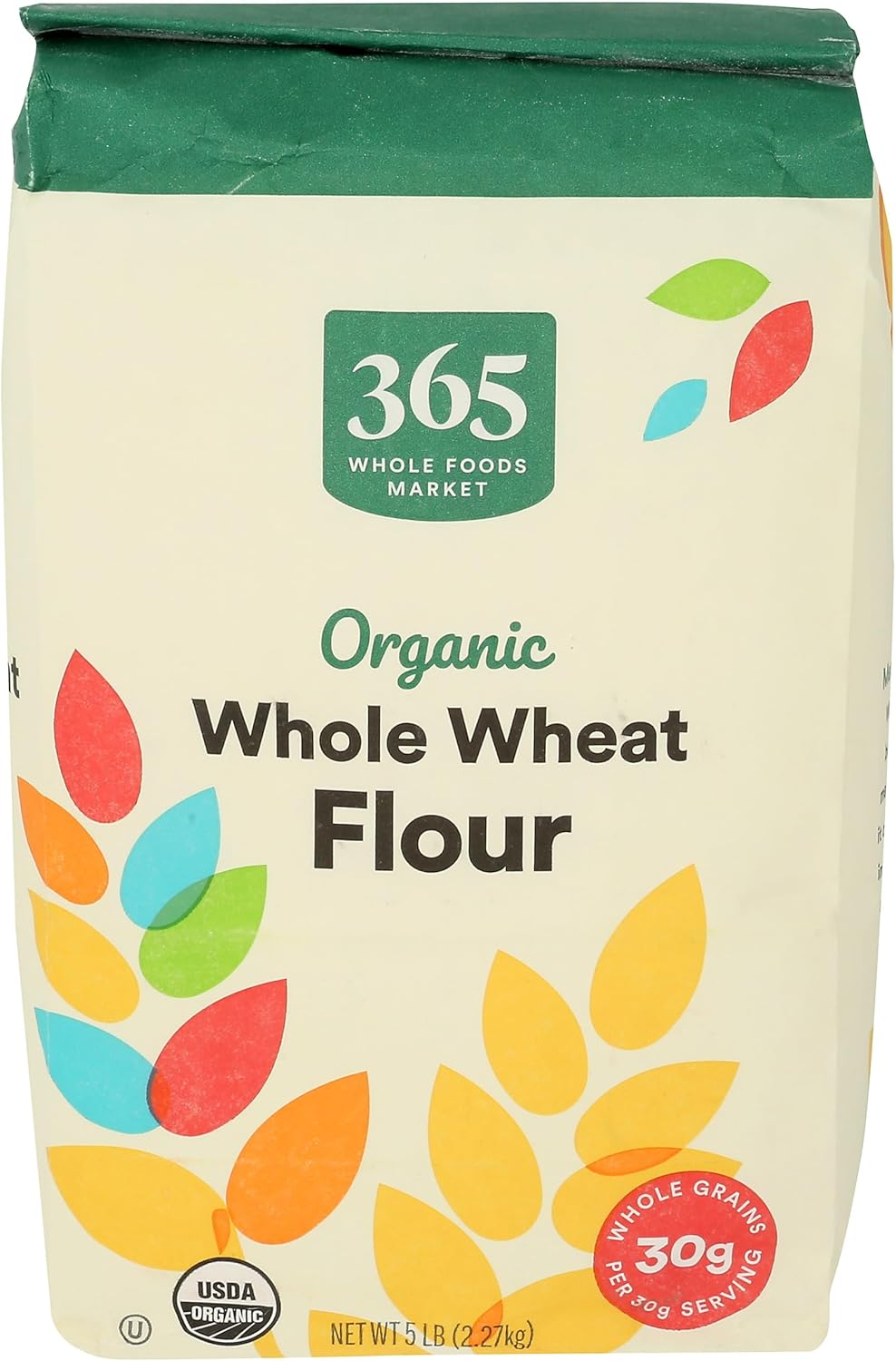 365 by Whole Foods Market, Organic 100% Whole Wheat Flour, 80 Ounce