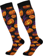 Wusikd Cats Compression Socks for Women and Men Circulation Cute Long Socks for Athletic Running 1