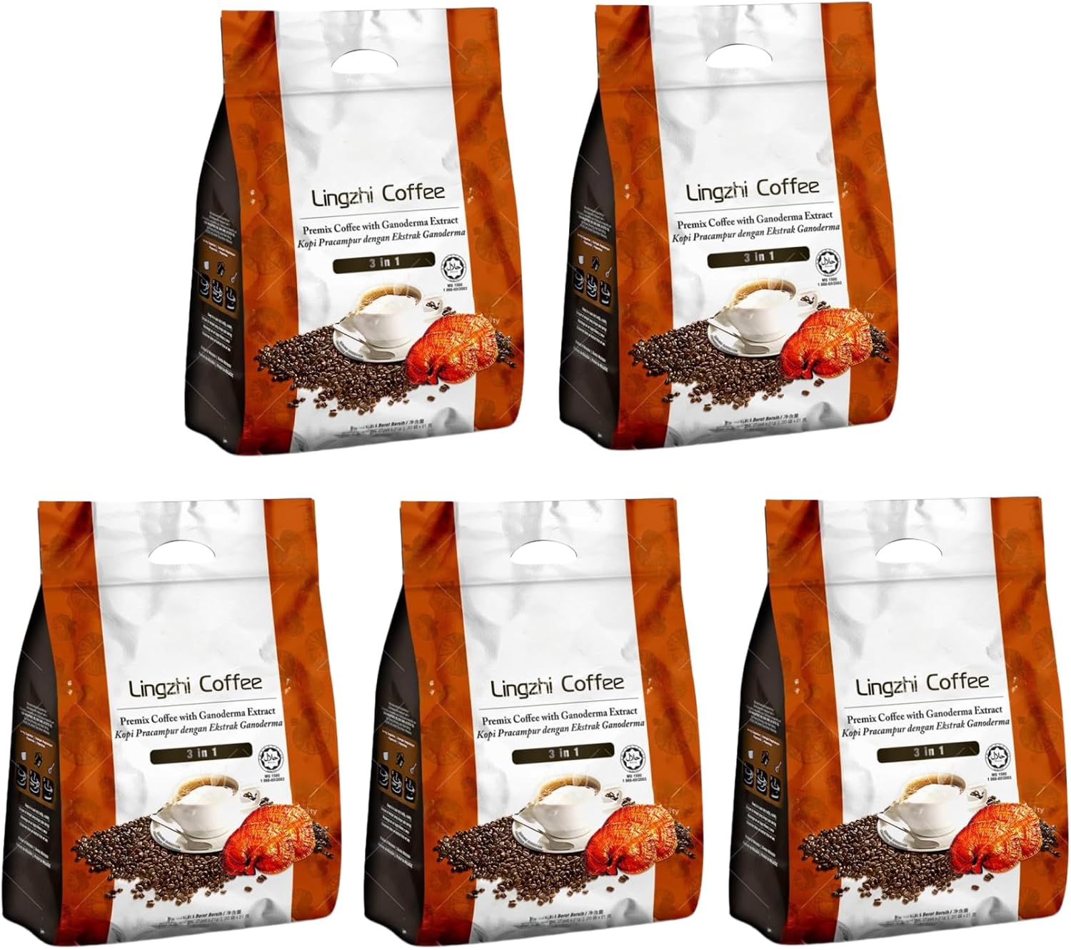 DXN Lingzhi Coffee 3 in 1 (5 Pack)