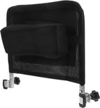Wheelchair Backrest Extension Kit High Back Removable Back Cushion for Manual Wheelchairs Adjustable Heightening Supplies for Disabled Users Sturdy Cloth Material