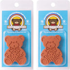 Brown Sugar Bear Original Brown Sugar Saver and Softener, Terracotta, Pack of 2
