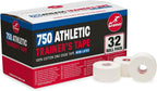 Cramer Team Color Athletic Tape, White, Latex-Free, 1.5" x 15yds, 32 Roll Bulk Case, Tearable Sports Tape for Wrists, Ankles, Baseball, Training, Strong Athletic Wrap for Athletes & Trainers