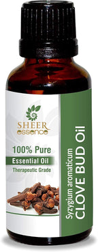 Clove Bud Oil (Syzygium Aromaticum) Essential Oil 100% Pure Natural Undiluted Uncut Therapeutic Grade Oil 0.51 Fl.OZ