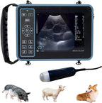 DAWEI Vet Ultrasound Machine for Pregnancy Veterinary Ultrasound Scanner with 3.5Mhz Convex Probe for Sheep，Goat,Pig