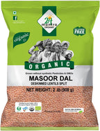24 Mantara 24 Mantra Organic Masoor Dal - 2 Lb,, 2 Pound