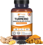 Turmeric Curcumin 1440mg with Black Pepper & Ginger I 120 Vegan Turmeric Capsules High Strength (2 Month Supply) I Made in The UK by Prowise Healthcare