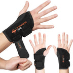Copper Joe Orthopedic Copper Infused Wrist Brace & Splint – Adjustable Compression Wrist Support for Arthritis, Carpal Tunnel, Tendinitis, Tennis Elbow, RSI & Ganglion Cyst Pain Relief for Men & Women (Black, S/M, Right Hand)