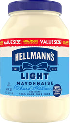 Hellmann's Creamy Light Mayonnaise Light Mayo Made with Cage Free Eggs 48 FL oz