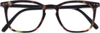 OPULIZE BEX Reading glasses for Women Men, Large Designer Style Sturdy frame with Spring Hinges,Matt Brown Tortoiseshell With Black Arms +3 (Pack of 1)
