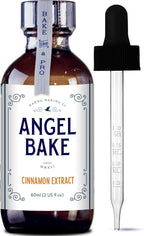 Angel Bake Pure Cinnamon Extract, Concentrated Flavoring, 2 Fluid Ounces, Gluten-Free, Vegan, Keto-Friendly, Kosher Certified