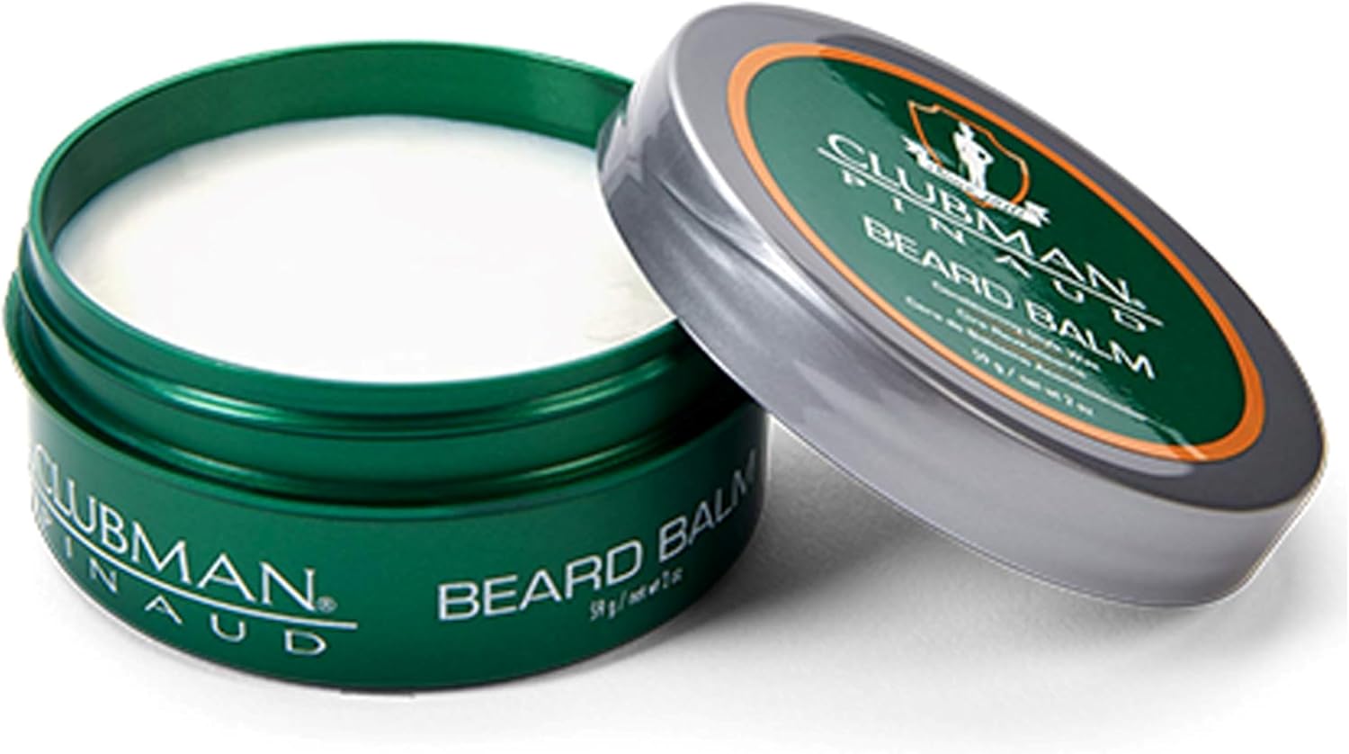 Clubman Pinaud Beard Balm – Nourishing & Conditioning Beard Balm for Men, Strong Hold, 2 oz