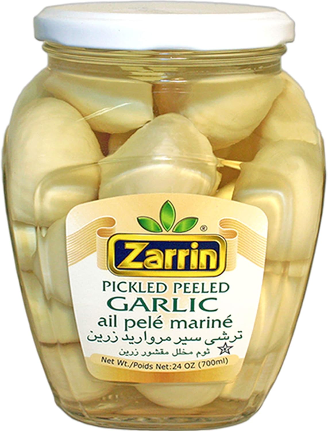 Zarrin - Pickled Peeled Garlic, 24 Oz (700g)