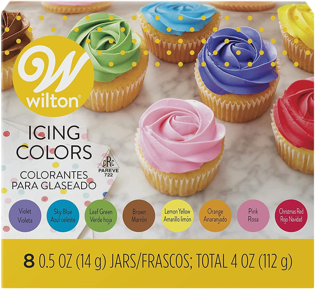 Wilton 8-Icing Colors Set