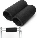 2 PCS Walker Handle Cushions, Padded Hand Grip Covers for Rolling Wheelchair, Crutches, Rollator, Universal Adjustable Non-Slip Washable Grips